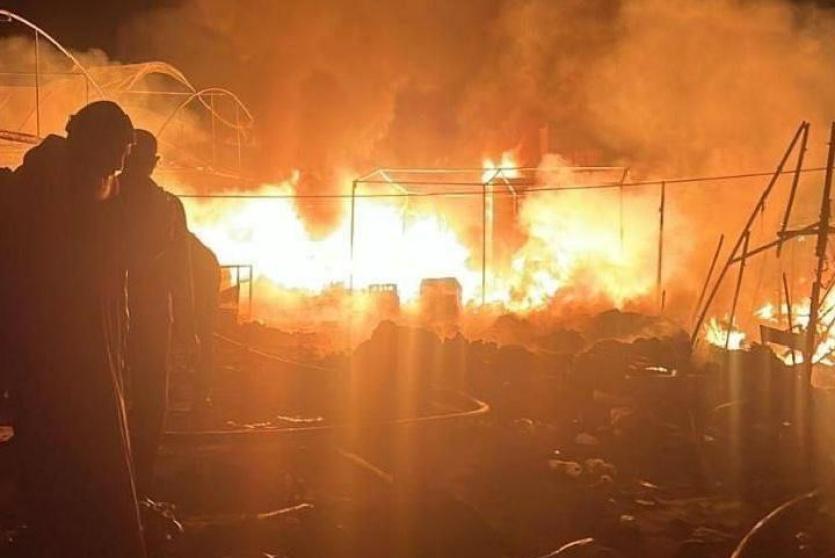 قصف غزة -ارشيف-