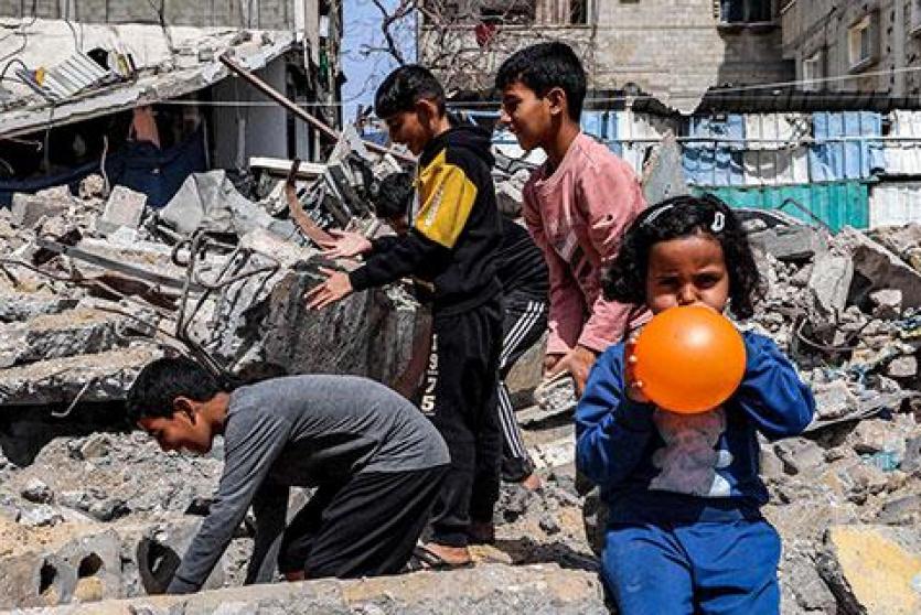 أطفال غزة في الحرب - ارشيفية