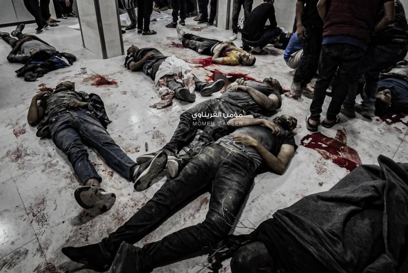 من مجرزة الاحتلال بحق منتظري المساعدات