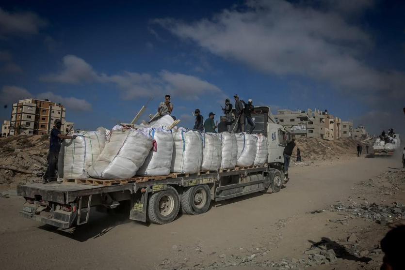 من وصول شاحنات المساعدات إلى شمال غزة أمس