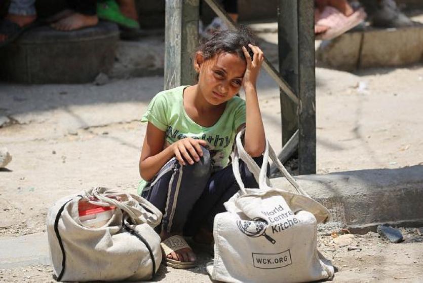 طفلة في غزة - ارشيف