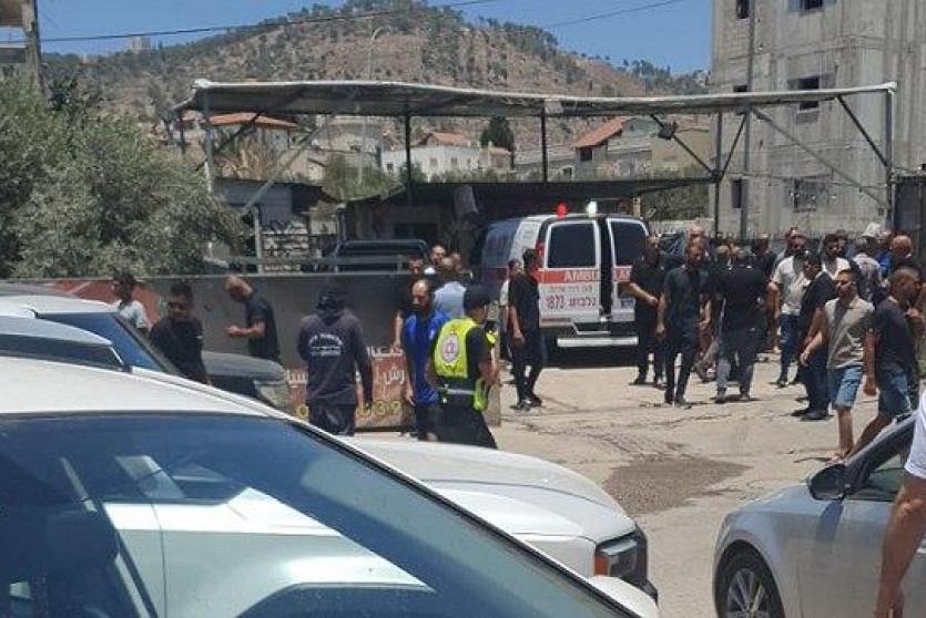 من مكان الجريمة