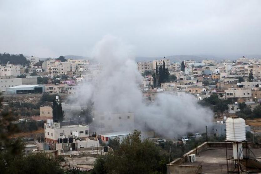 تفجير منزل داخل مخيم جنين