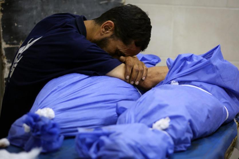 وداع شهيد في غزة 