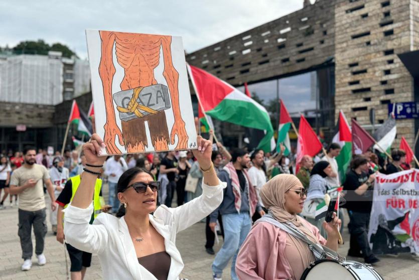 مسيرات حاشدة في ألمانيا تنديدا بالعدوان المتواصل على غزة