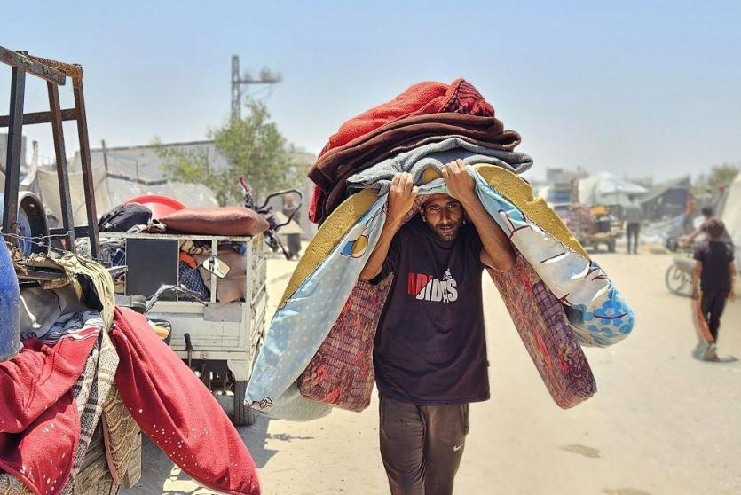 نازحون في غزة - ارشيفية