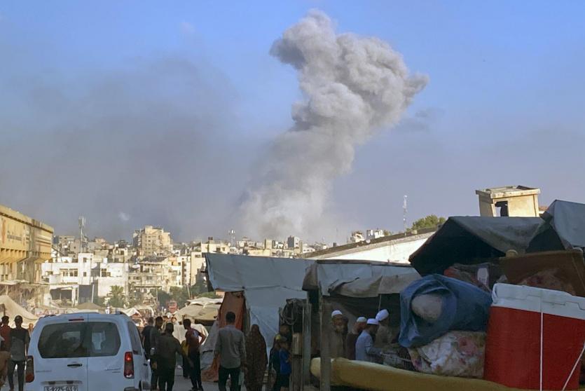 قصف غزة -ارشيف-