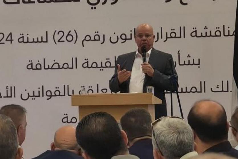 نصار نصار رئيس الاتحاد العام للصناعات الفلسطينية 