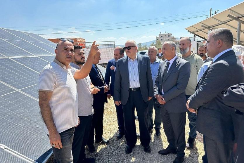 حجاوي وأبو الرب يفتتحان مشاريع تطويرية في عدد من الهيئات المحلية بمحافظة جنين