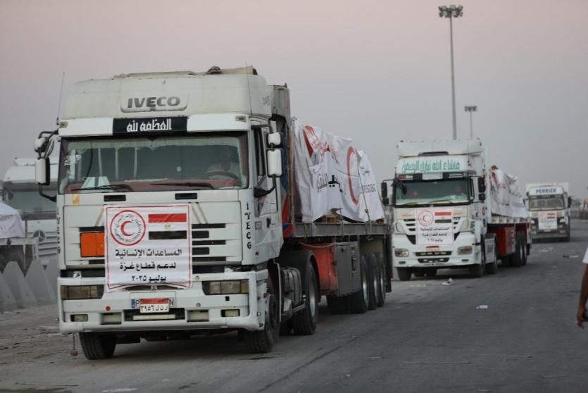 دخول مساعدات إلى غزة بكميات لا تلبي الحاجة