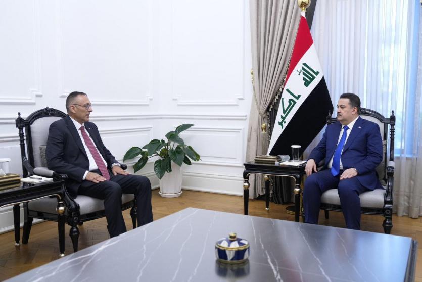 السفير الرويضي يلتقي رئيس الوزراء العراقي