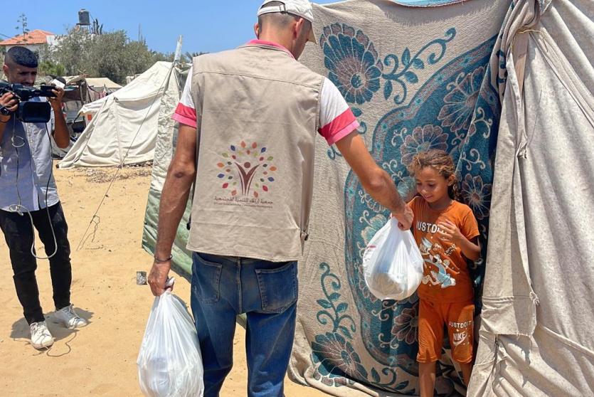 وكالة بيت مال القدس الشريف تنفذ المرحلة الخامسة من حملة الإغاثة الإنسانية للنازحين في غزة
