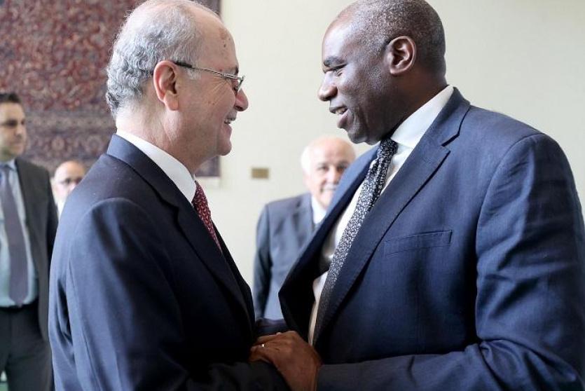 مصطفى يبحث مع لامي خطوات عملية نحو الاعتراف وتجسيد الدولة الفلسطينية على الأرض