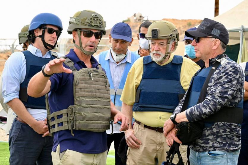 خلال زيارة ويتكوف لمركز المساعدات الأمريكي