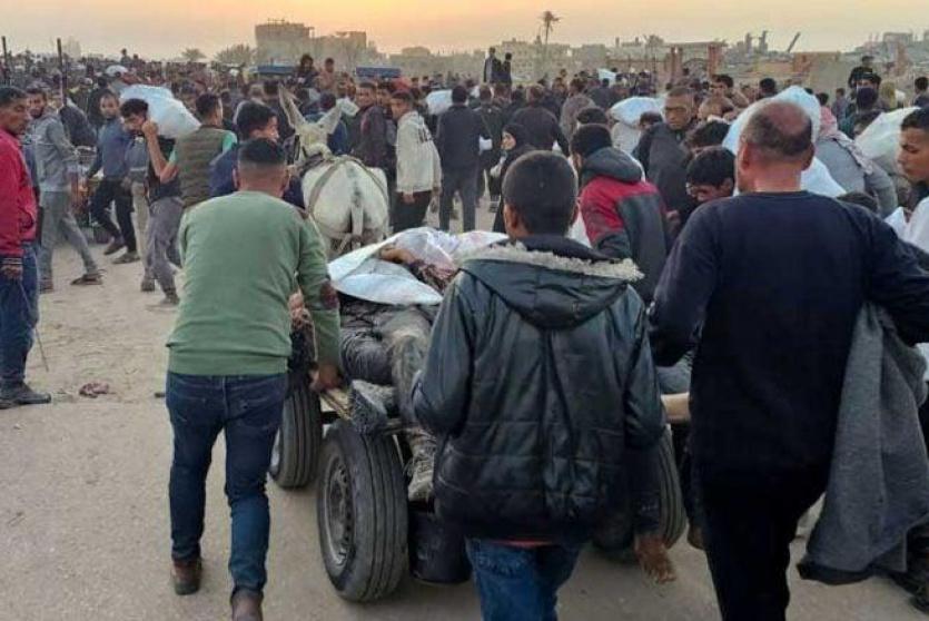 شهداء من طالبي المساعدات الإنسانية في قطاع غزة 