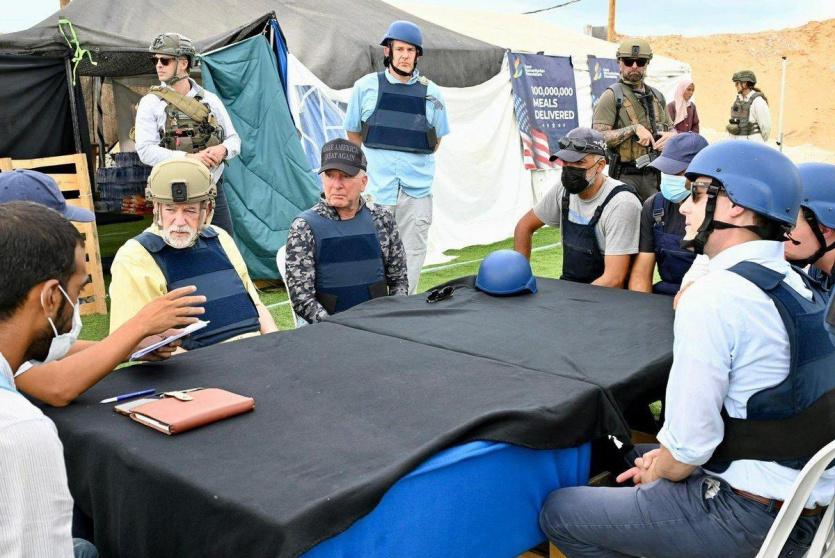 زيارة ويتكوف إلى غزة أمس