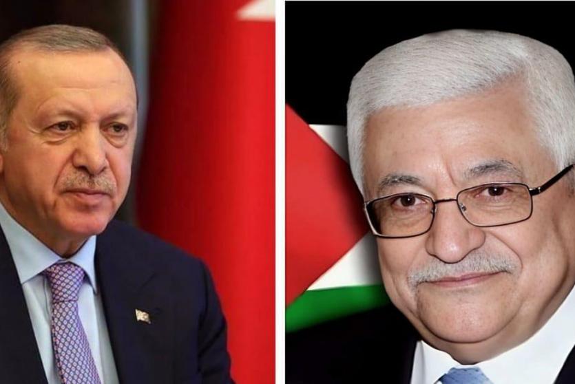 الرئيس عباس وأردوغان 