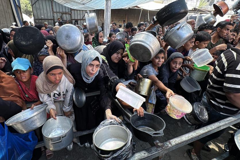 سكان قطاع غزة يعيشون مجاعة وابادة جماعية 