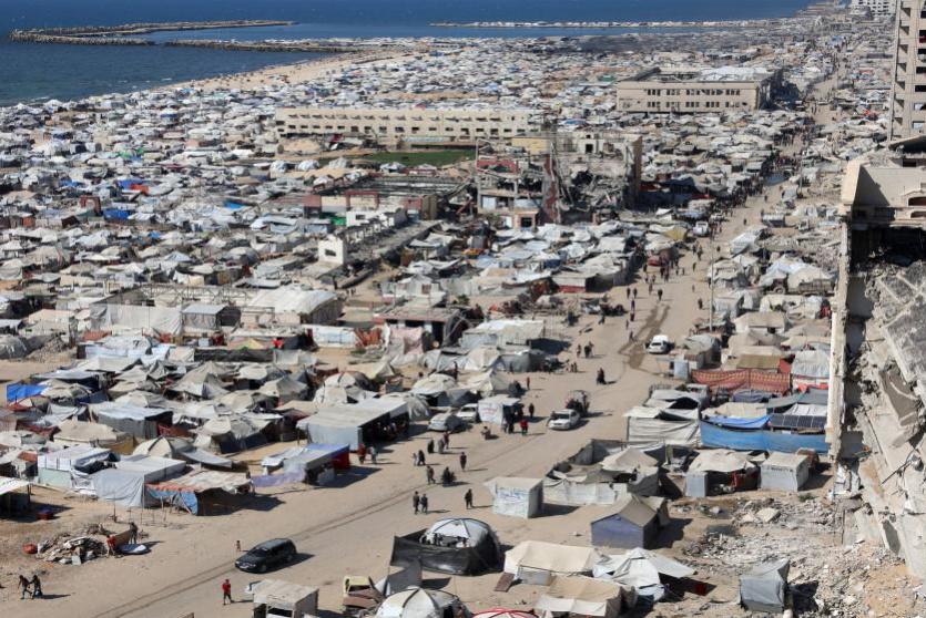 خيام النازحين في غزة