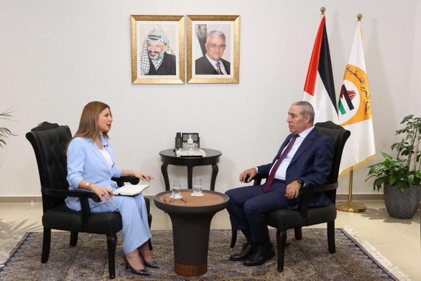 نائب رئيس دولة فلسطين ونائب رئيس اللجنة التنفيذية لمنظمة التحرير حسين الشيخ 