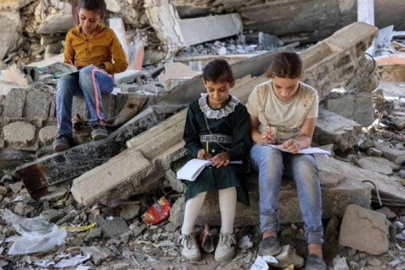 أطفال غزة في الحرب - ارشيفية