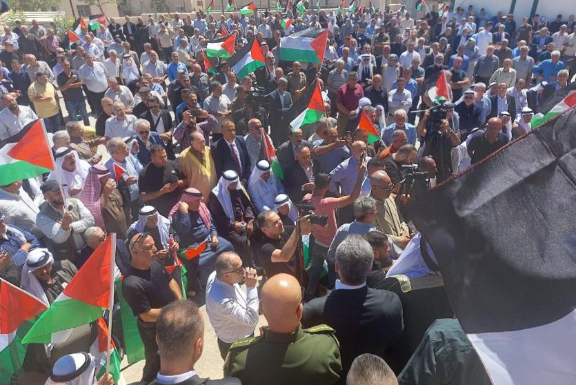 خلال التجمع الوطني في الخليل