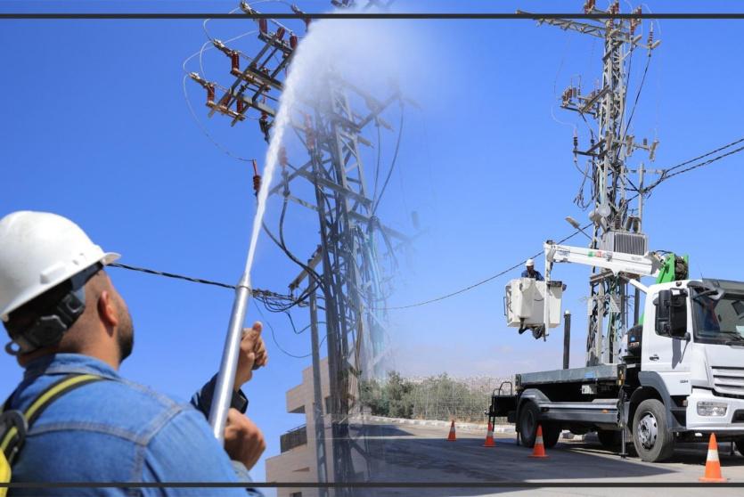 خلال صيانة الشبكات والمعدات استعداد للشتاء