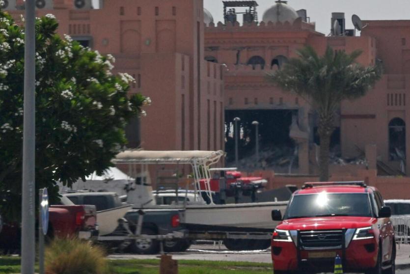 من موقع الهجوم على الدوحة