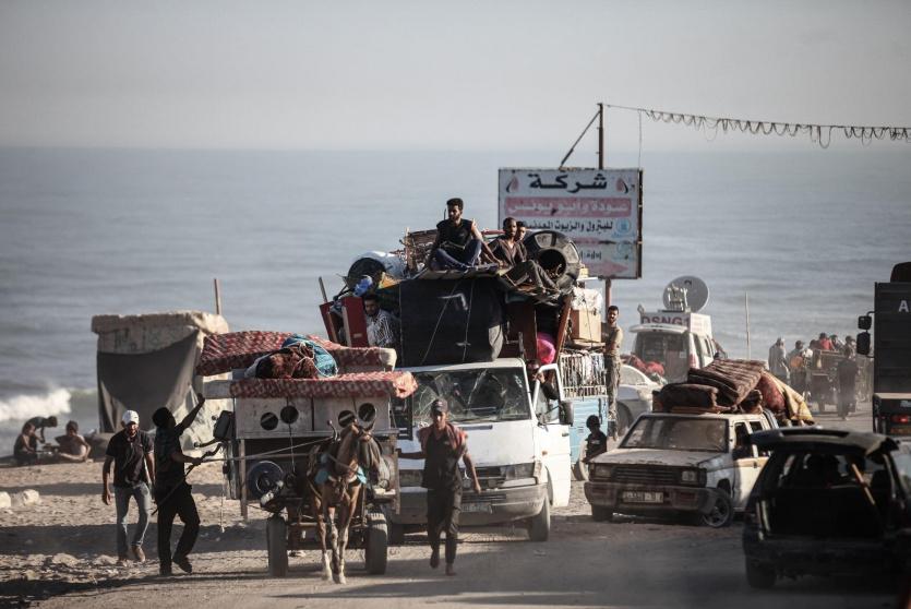 نزوح قسري في غزة