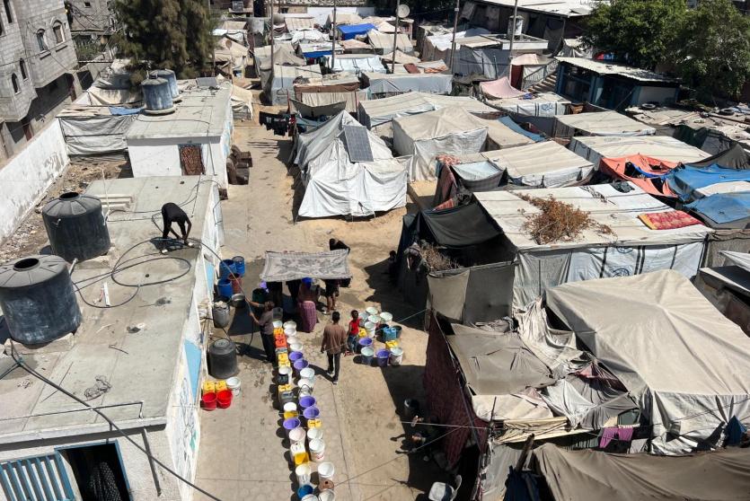 خيام النازحين في غزة