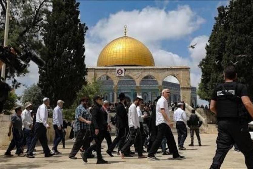 مشتوطنون يقتحمون المسجد الأقصى 