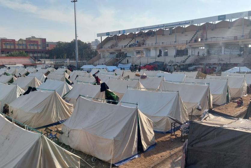 ملعب فلسطين الدولي في غزة 