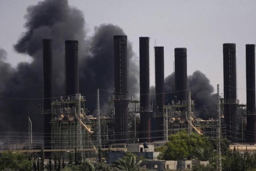 محطة توليد الكهرباء في غزة