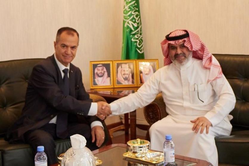 السفير السعودي في كازاخستان يستقبل نظيره أبوزيد ويؤكد ثبات دعم المملكة للقضية الفلسطينية