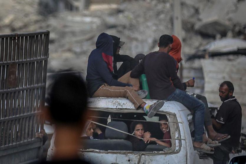 عودة النازحين إلى مدينة غزة 