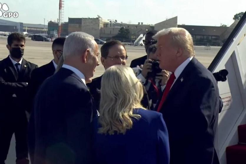 الرئيس ترمب يصل إلى تل أبيب
