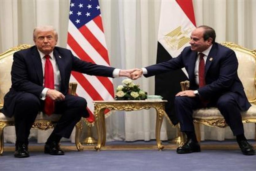 الرئيسان السيسي وترامب 