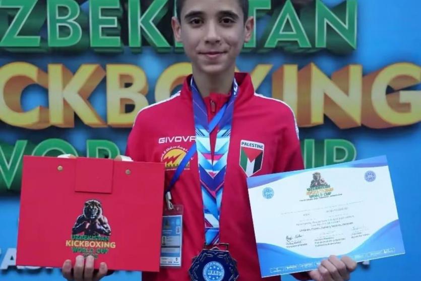 الفلسطيني يامن طاهر الخامس عالميا بوزنه في تصنيف الاتحاد الدولي للكيك بوكسينغ