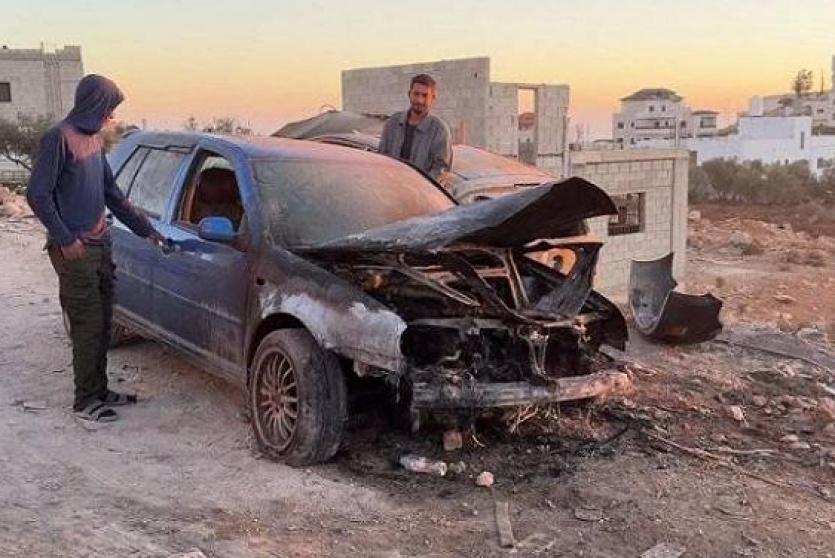 آثار اعتداءات المستوطنين