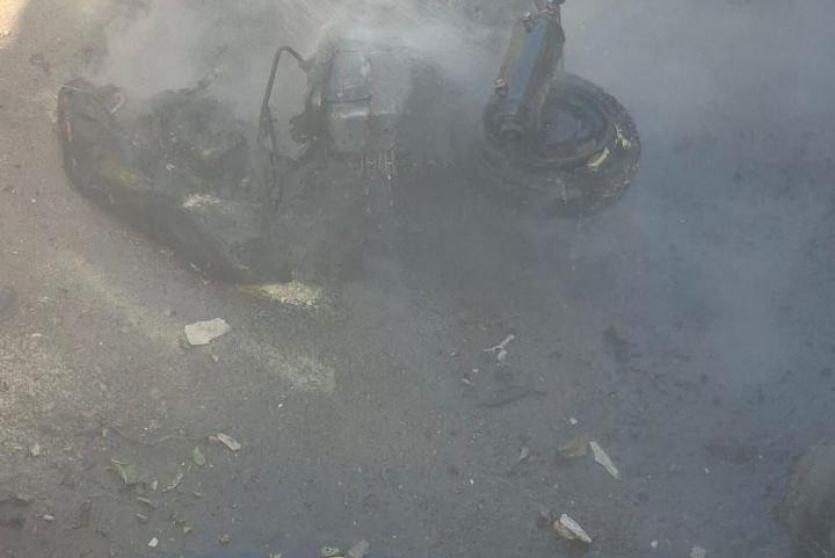 من موقع القصف جنوبي لبنان اليوم