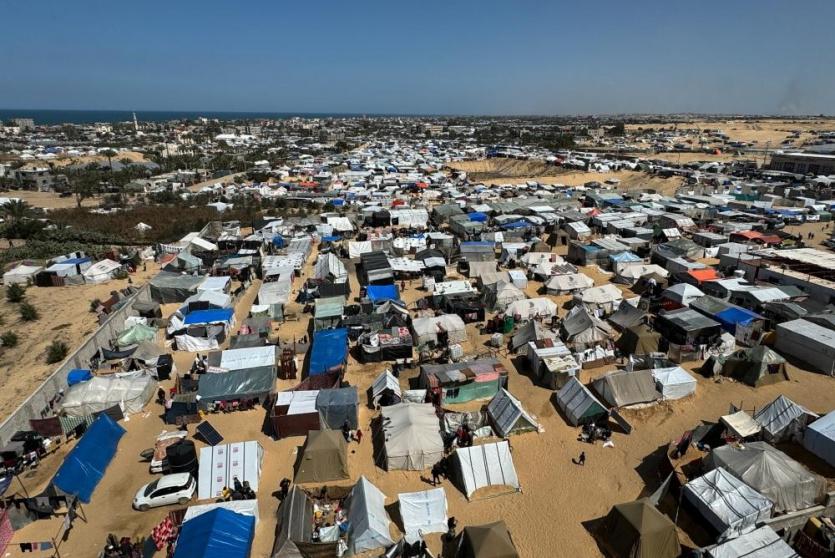 خيام النازحين في غزة - ارشيفية