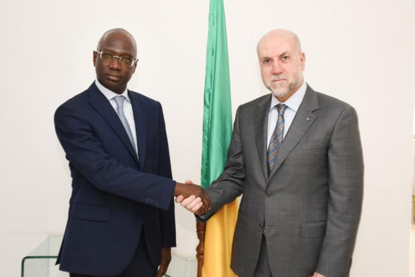 الهباش يبحث مع وزير الزراعة السنغالي آفاق التعاون