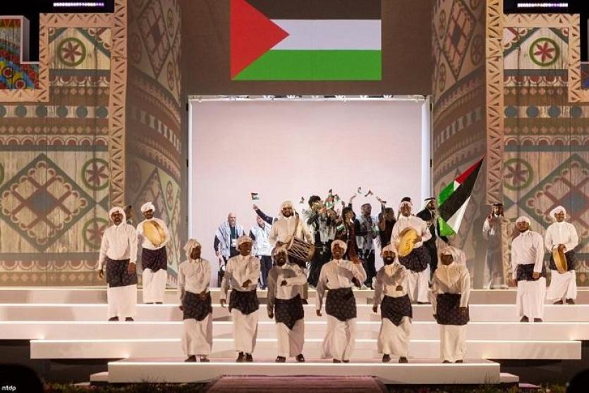 فلسطين تسجل حضورها في حفل افتتاح دورة ألعاب التضامن الإسلامي بالرياض