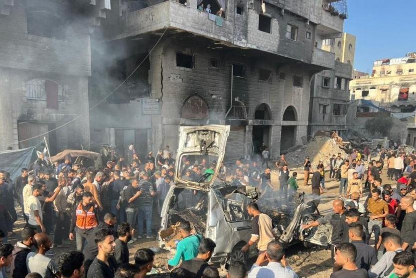 قصف غزة اليوم