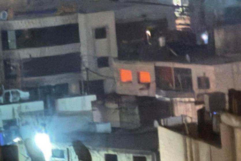 المنزل المستهدف في نابلس