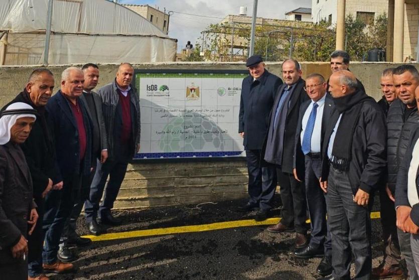 حجاوي يتفقد عددا من الهيئات المحلية ويفتتح مشاريع تطويرية غرب رام الله