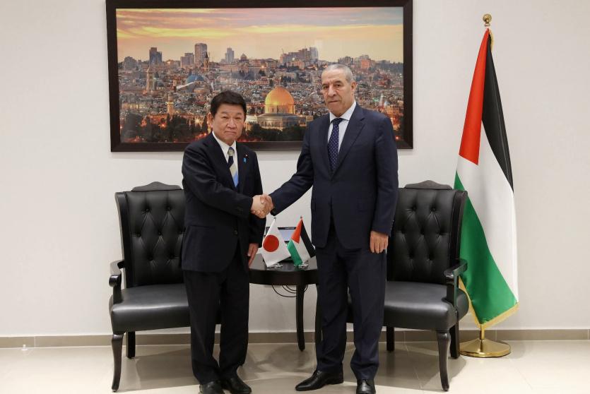 نائب الرئيس يستقبل وزير خارجية اليابان ويبحثان آخر المستجدات والتطورات