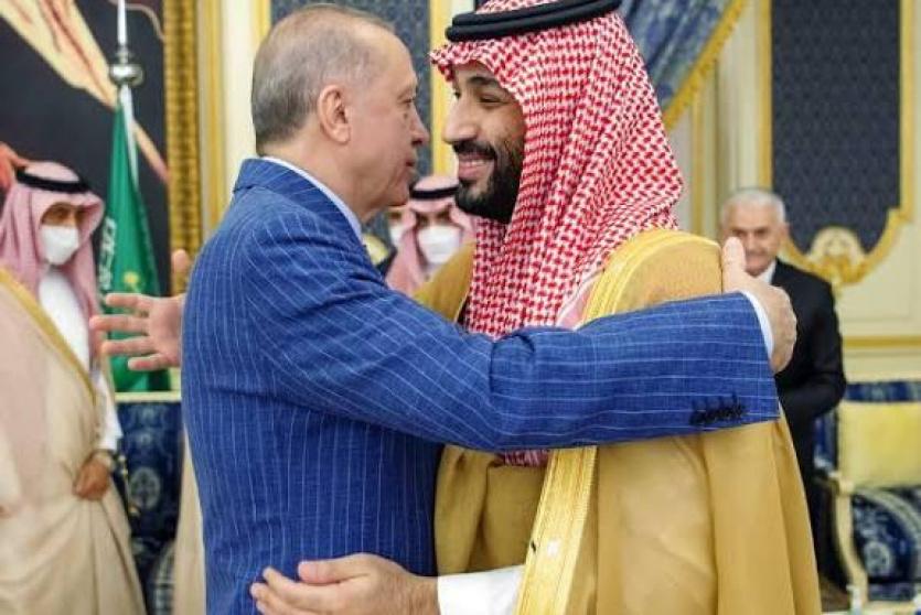 محمد بن سلمان واردوغان 