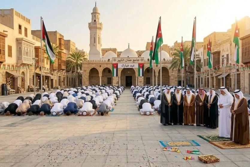 صلاة العيد في الاردن 2026