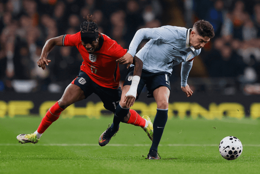 من مباراة إنجلترا وأوروغواي